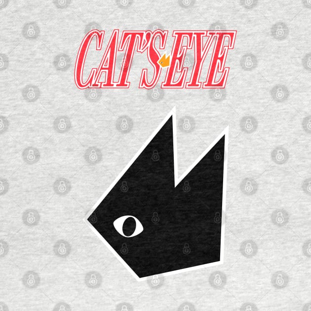 Cat's Eye - Anime original vintage logo by MiaouStudio